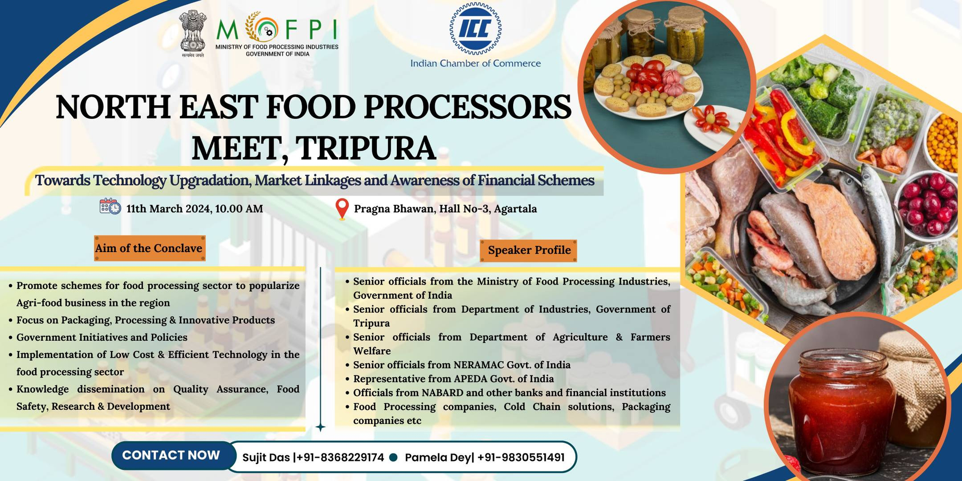 North East Food Processor’s Meet, Pragna Bhawan, Agartala